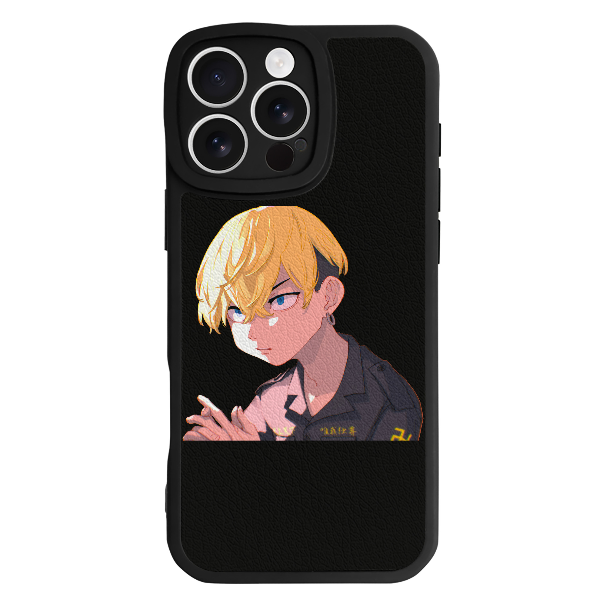 （画像用） 東京リベンジャーズ Tokyo Revengers 【iPhone 16シリーズ対応】シリコンスマホケース（レザー調） 材質：シリコン